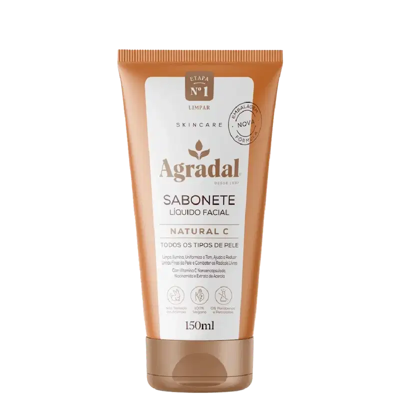 Sabonete Líquido Facial Natural C 150ml - Agradal