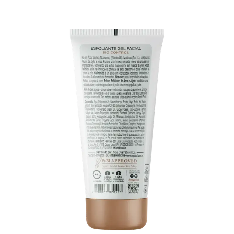Agradal Bio Control - Esfoliante Gel Facial 150ml