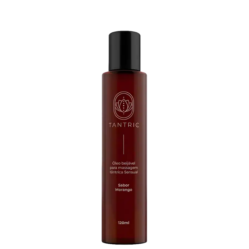 A Sós Tantra Beijável Morango - Óleo para Massagem 60ml