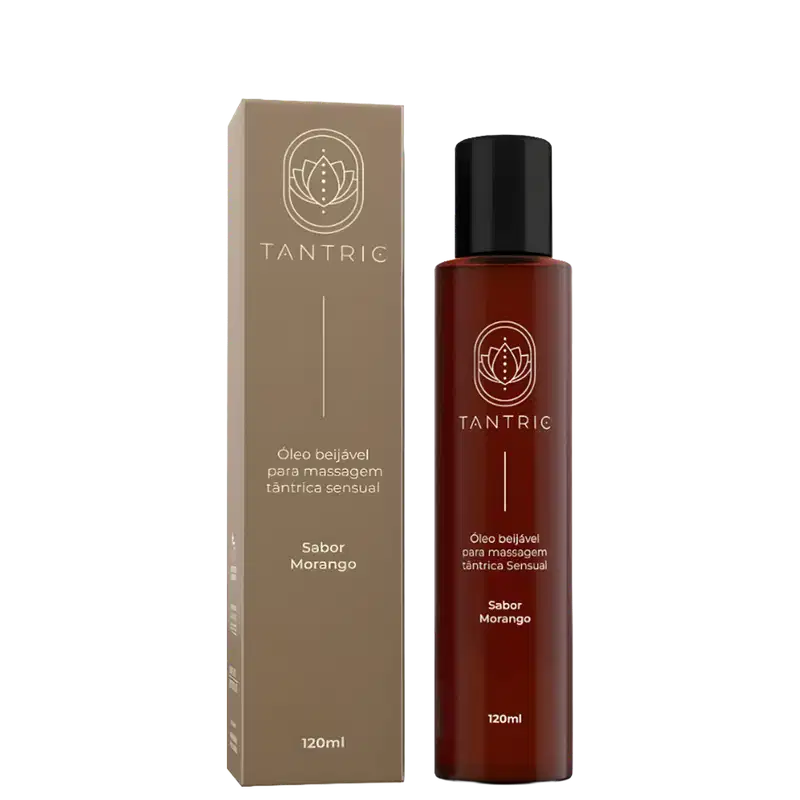 A Sós Tantra Beijável Morango - Óleo para Massagem 60ml