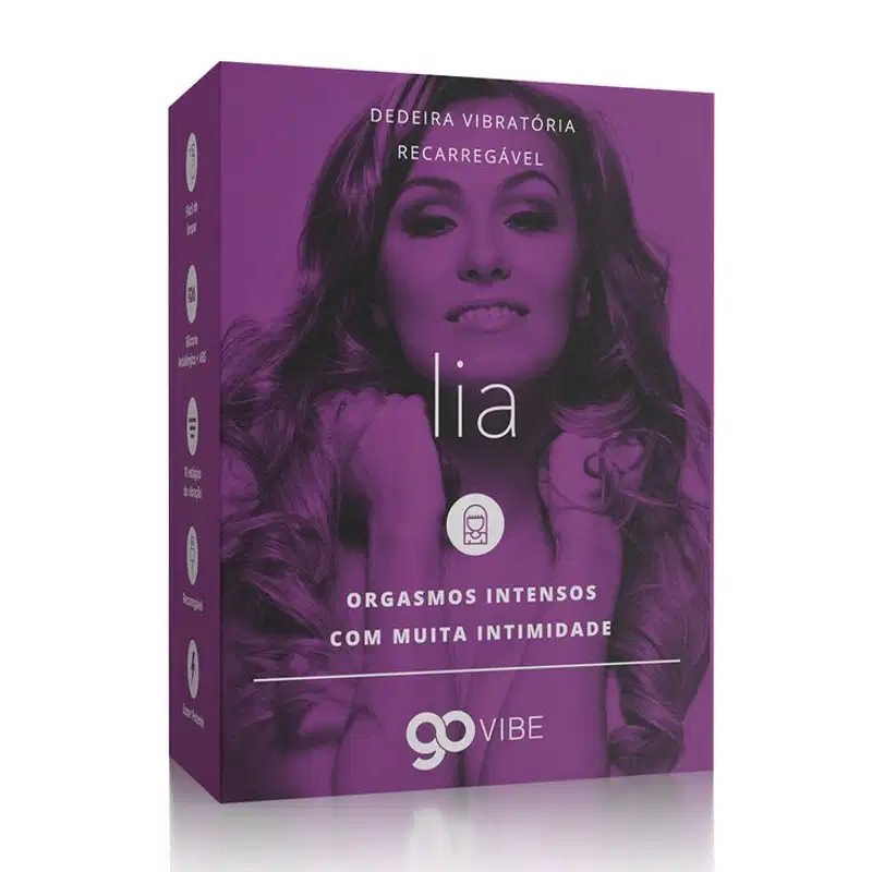 A Sós Go Vibe Lia Recarregável - Dedeira Vibratória