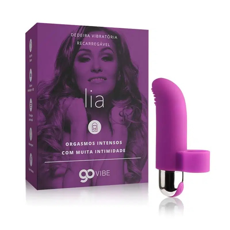 A Sós Go Vibe Lia Recarregável - Dedeira Vibratória