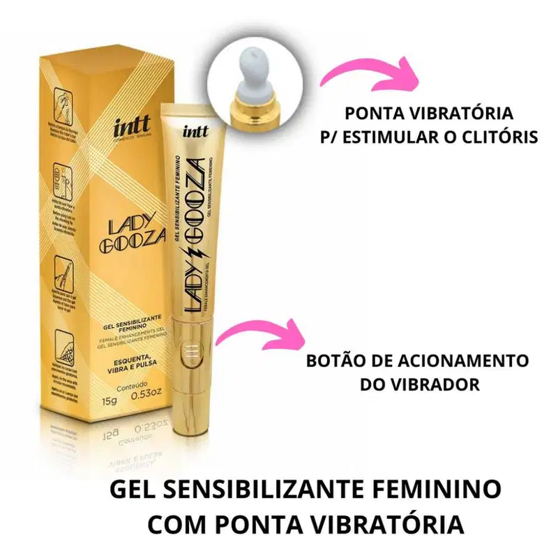 Intt Lady Gooza - Gel Sensibilizante Feminino 15g