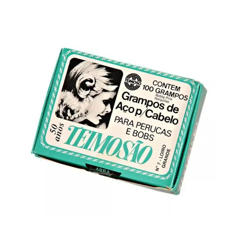 Grampos De Cabelo Teimoso Nº7 Loiro c/100un