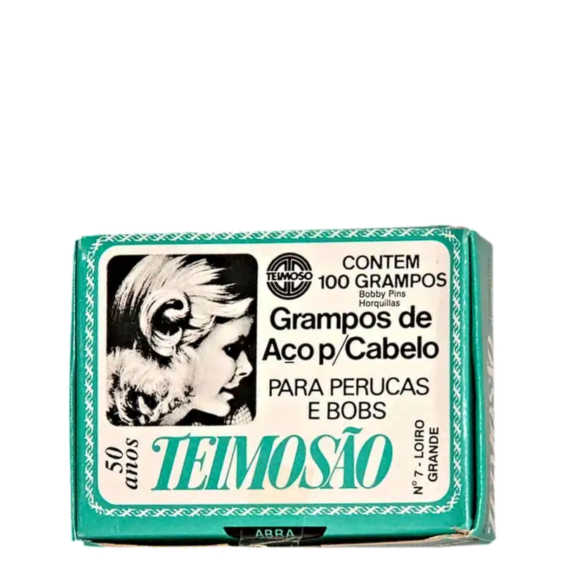 Grampos De Cabelo Teimoso Nº7 Loiro c/100un