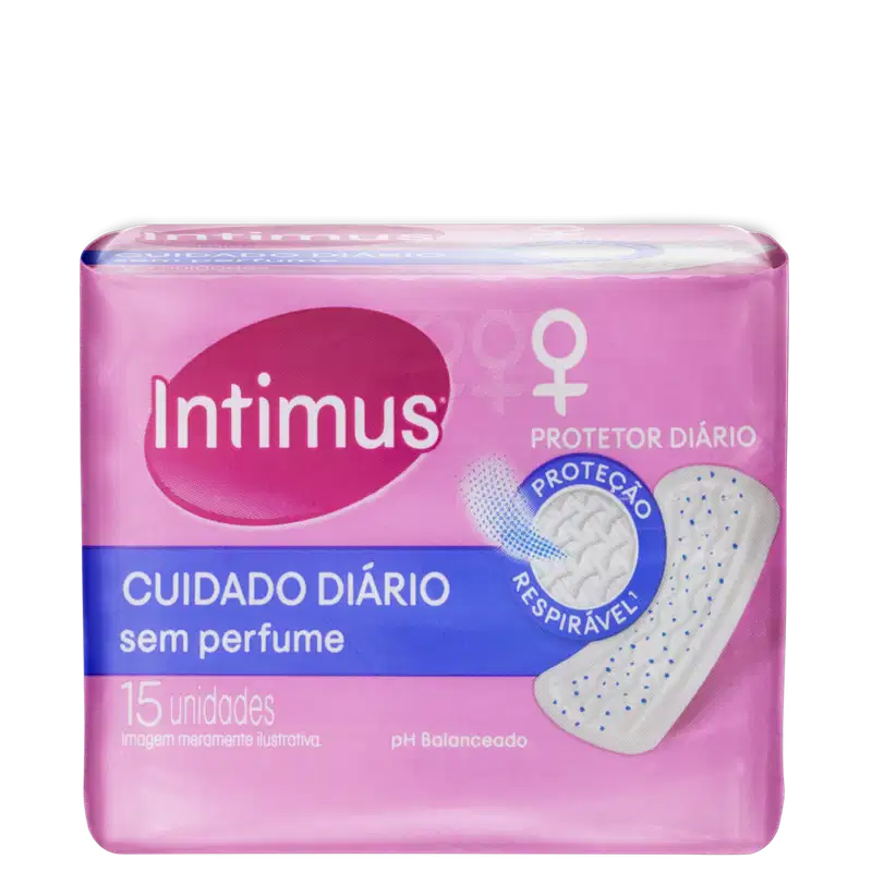 Intimus Cuidado Diário sem Abas - Protetor Íntimo (15 Unidades)
