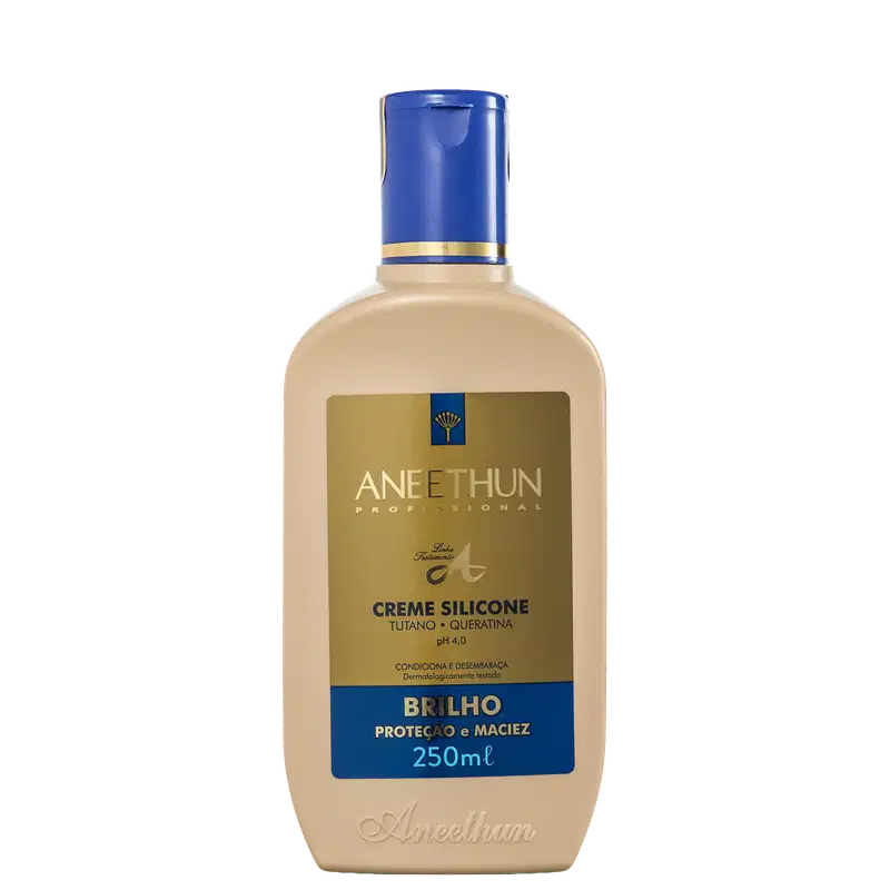 Aneethun Linha A Silicone com Tutano e Queratina - Creme Capilar 250ml