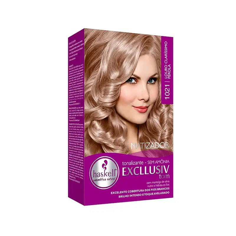 Haskell Exclusiv Tom 1021 Louro Claríssimo Pérola - Tonalizante 40g