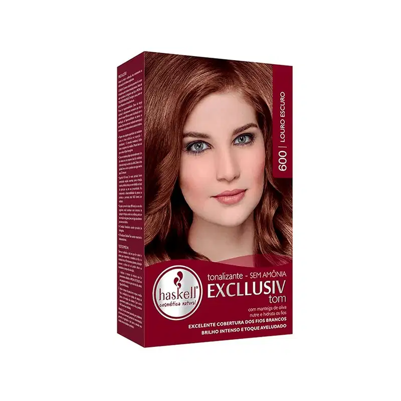 Haskell Exclusiv Tom 600 Louro Escuro - Tonalizante 40g