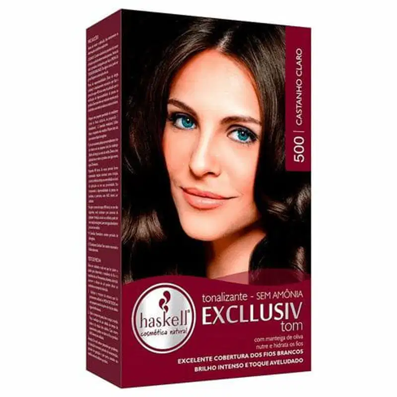 Tonalizante Haskell Excllusiv Tom 500 Castanho Claro