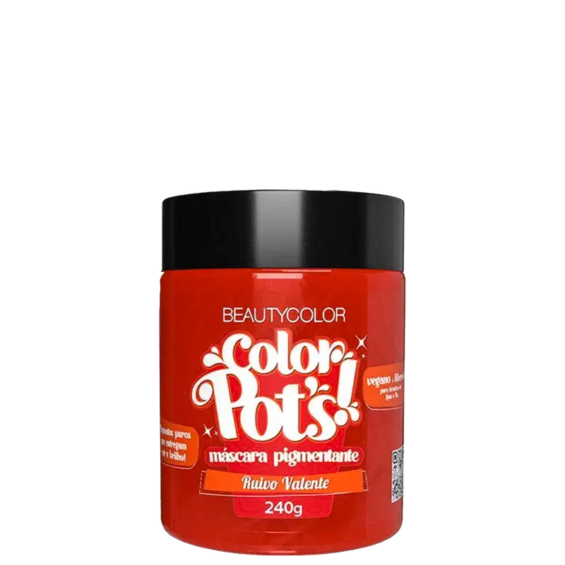 BeautyColor Color Pot's Ruivo Valente - Máscara Pigmentante 240g
