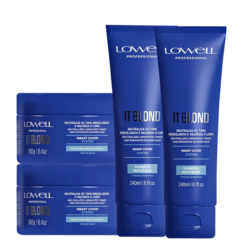 Kit Lowell Violet Platinum Double Squad (4 Produtos)