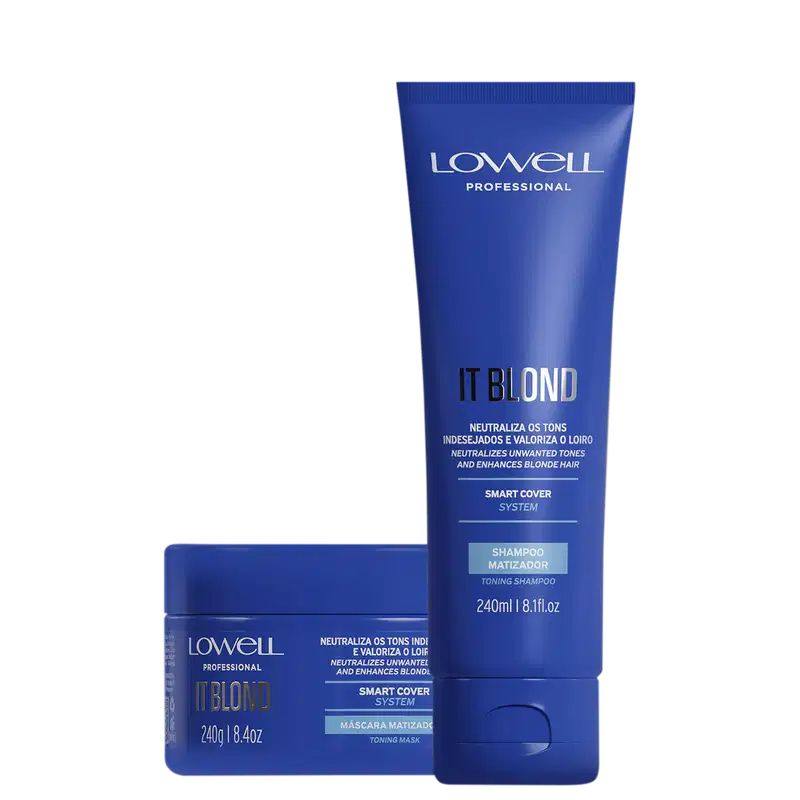 Kit Lowell Violet Platinum Deslumbre Liss Five (5 Produtos)