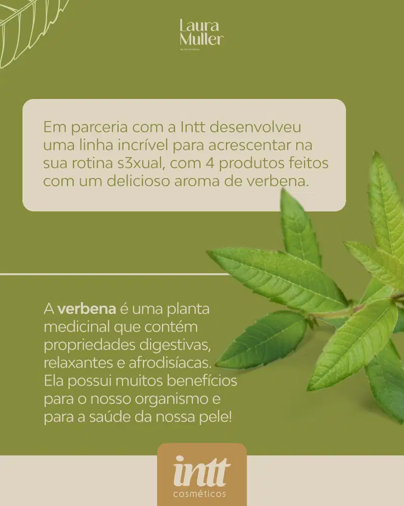 Intt By Laura Muller Verbena - Vela para Massagem 50g