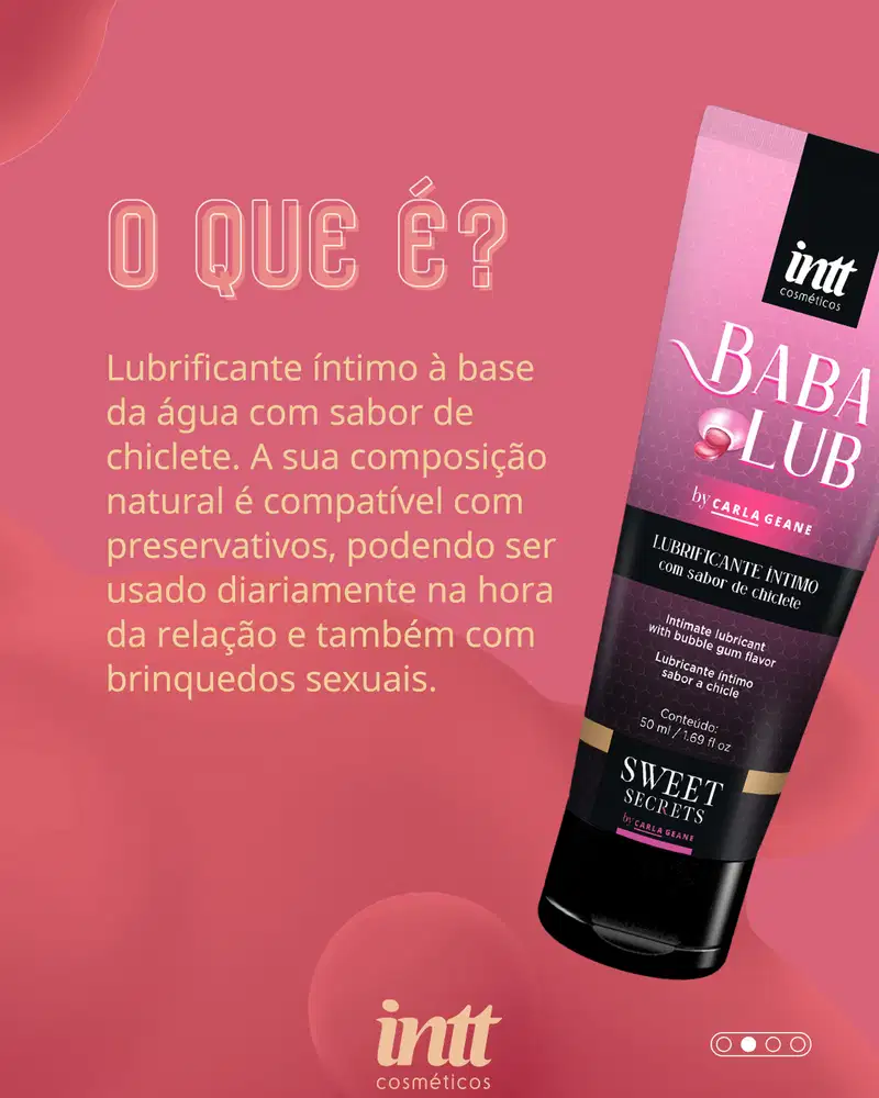 Intt Baba Lub By Carla Geane - Lubrificante Íntimo 50ml