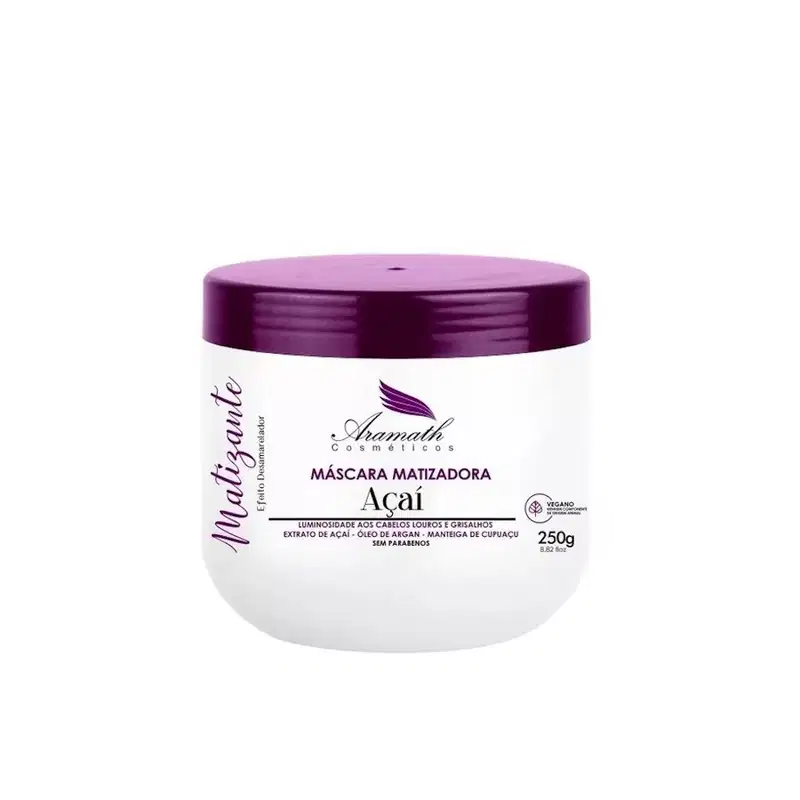 Aramath Cosméticos Matizante Açaí - Máscara Matizadora 250g