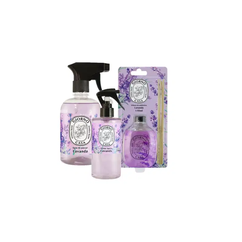 Kit Giorno Casa Sentire Bene Lavanda (3 Produtos)