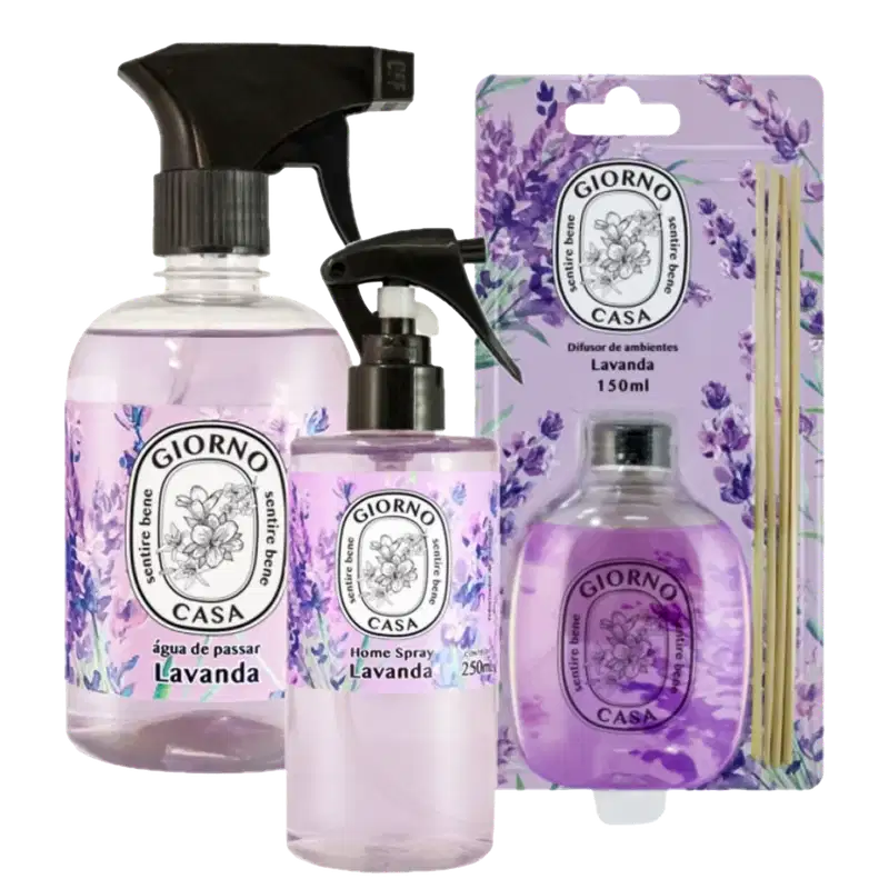 Kit Giorno Casa Sentire Bene Lavanda (3 Produtos)
