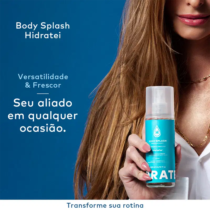 Frescor e Liberdade Hidratei - Body Splash Unissex 200ml
