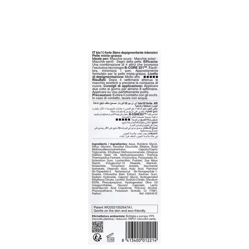 Bella Aurora Anti-Manchas Bio10 Forte - Tratamento Despigmentante para Pele 30ml