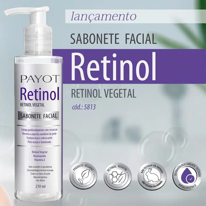 Payot Retinol - Sabonete Facial Líquido 210ml