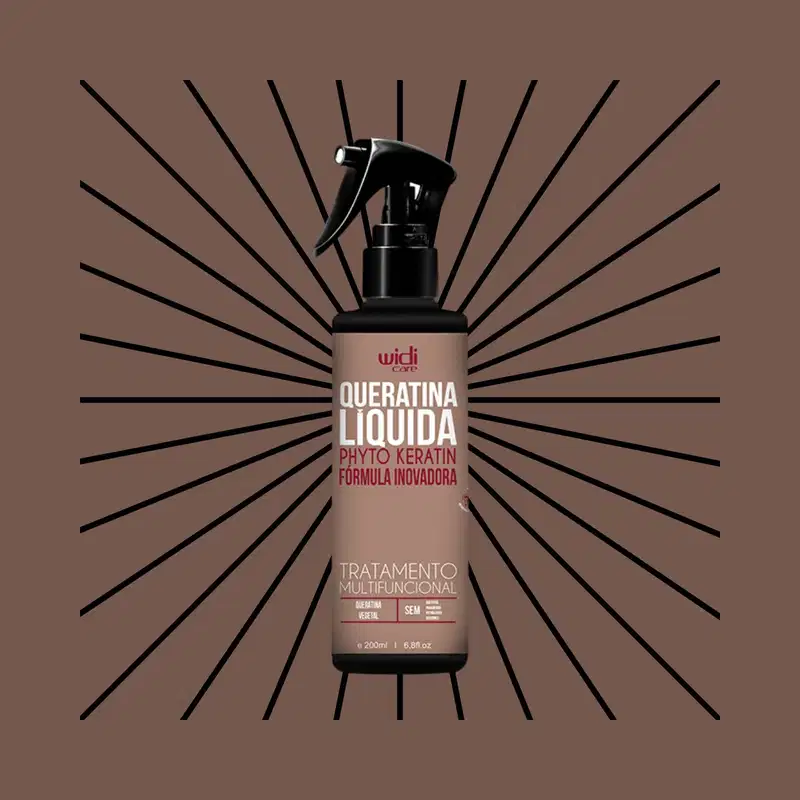 Tratamento Reconstrutor Widi Care Phyto Keratin Queratina Líquida, 200ml.
