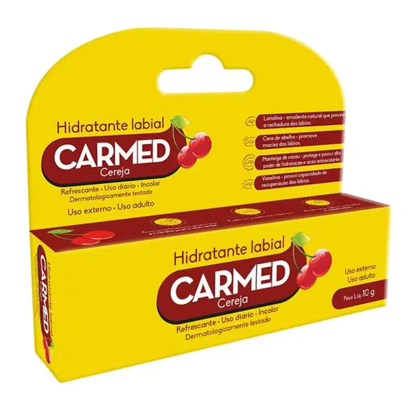 Cimed Carmed Cereja Incolor - Hidratante Labial 10g