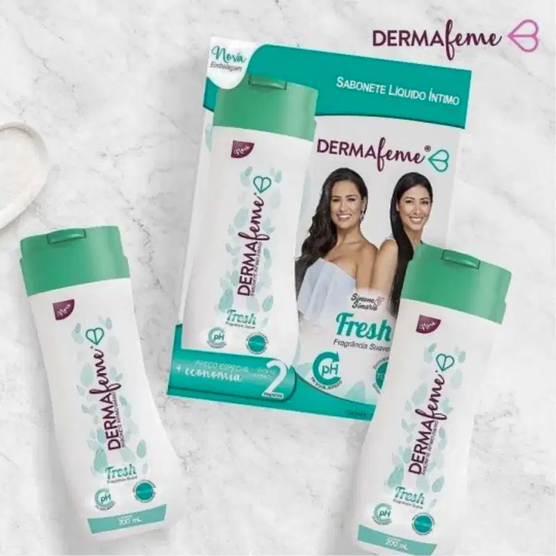 Kit Cimed DermaFeme Fresh Sabonete Íntimo (2 Unidades)