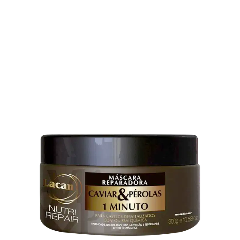 Lacan Caviar & Pérolas Nutri Repair  - Máscara Capilar 300g