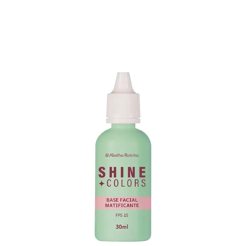 Abelha Rainha Shine Colors Base Líquida Matificante FPS 15 Chocolate 30ml