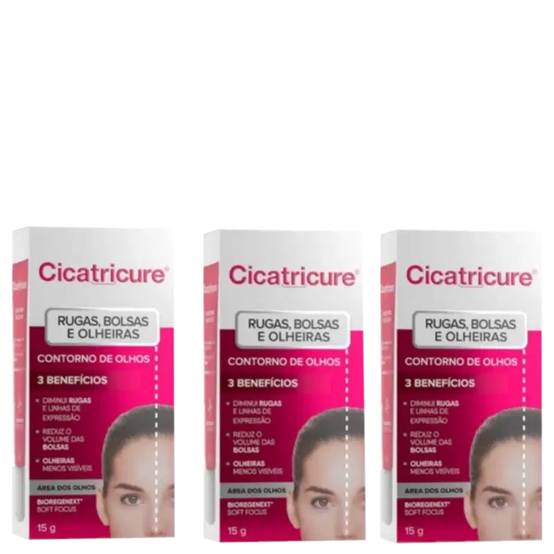 Kit Cicatricure Contorno de Olhos Triple (3 Unidades)