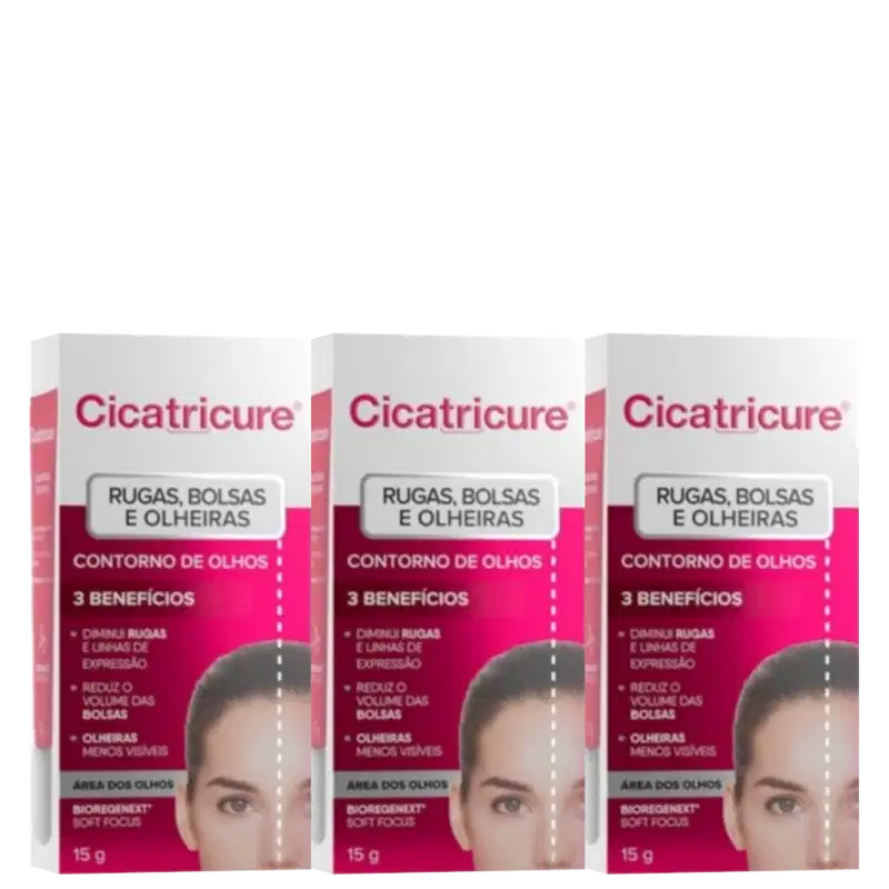 Kit Cicatricure Contorno de Olhos Three (3 Unidades)