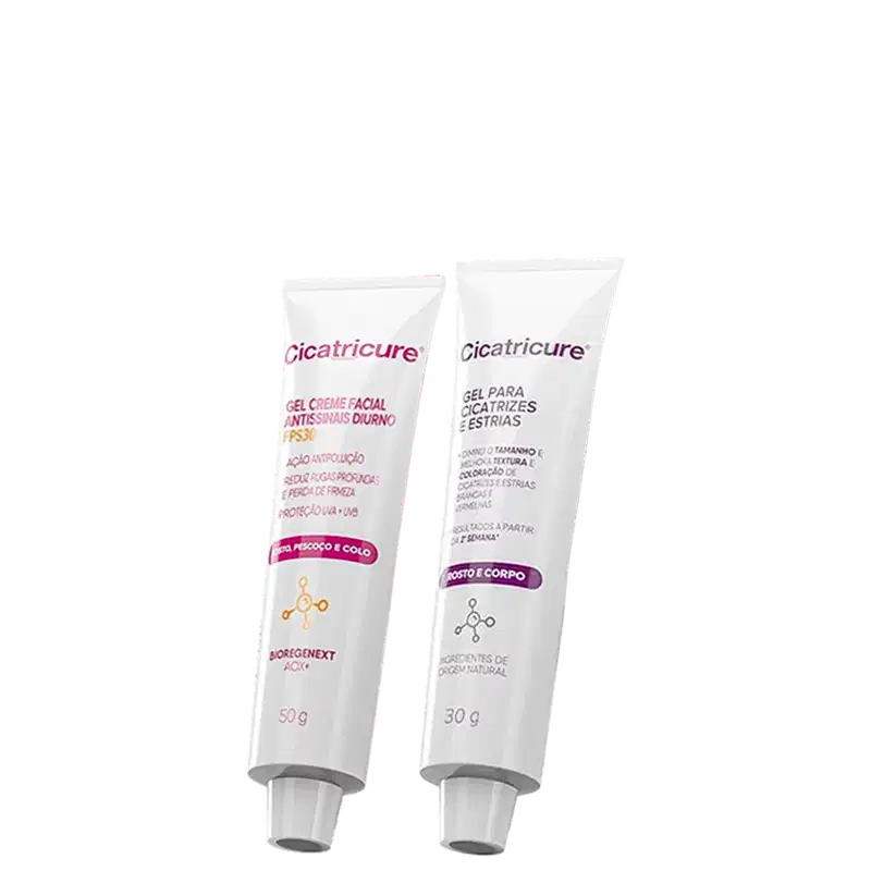 Kit Cicatricure Antissinais e Antiestrias (3 Produtos)