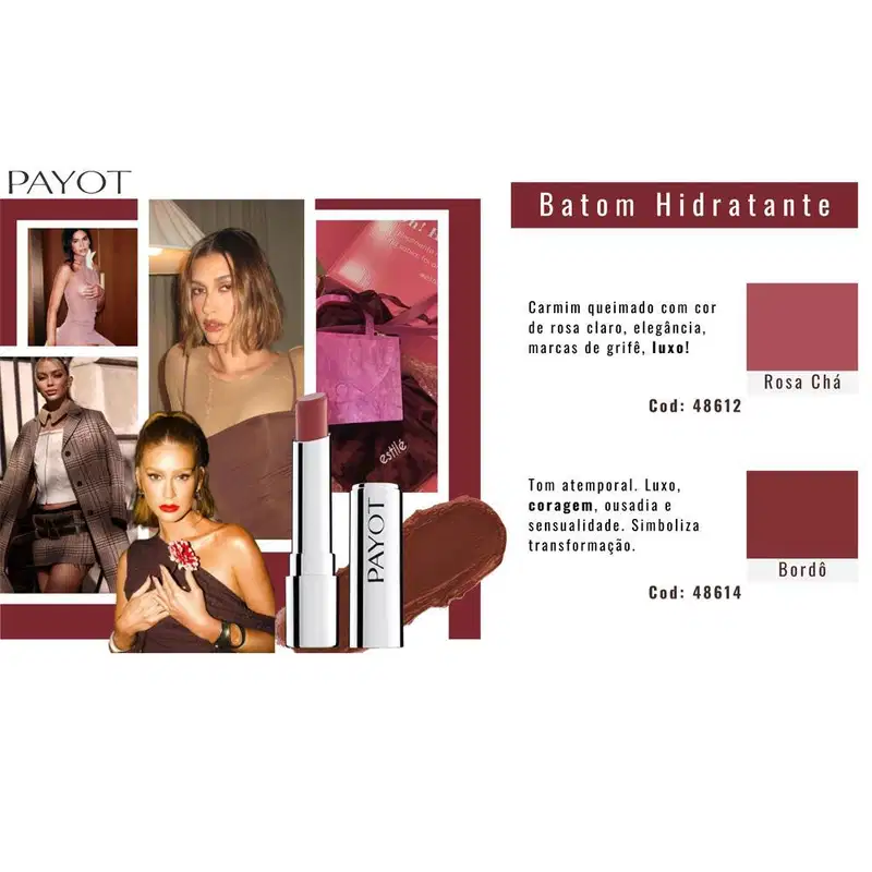 Payot Bordô - Batom Hidratante 4g