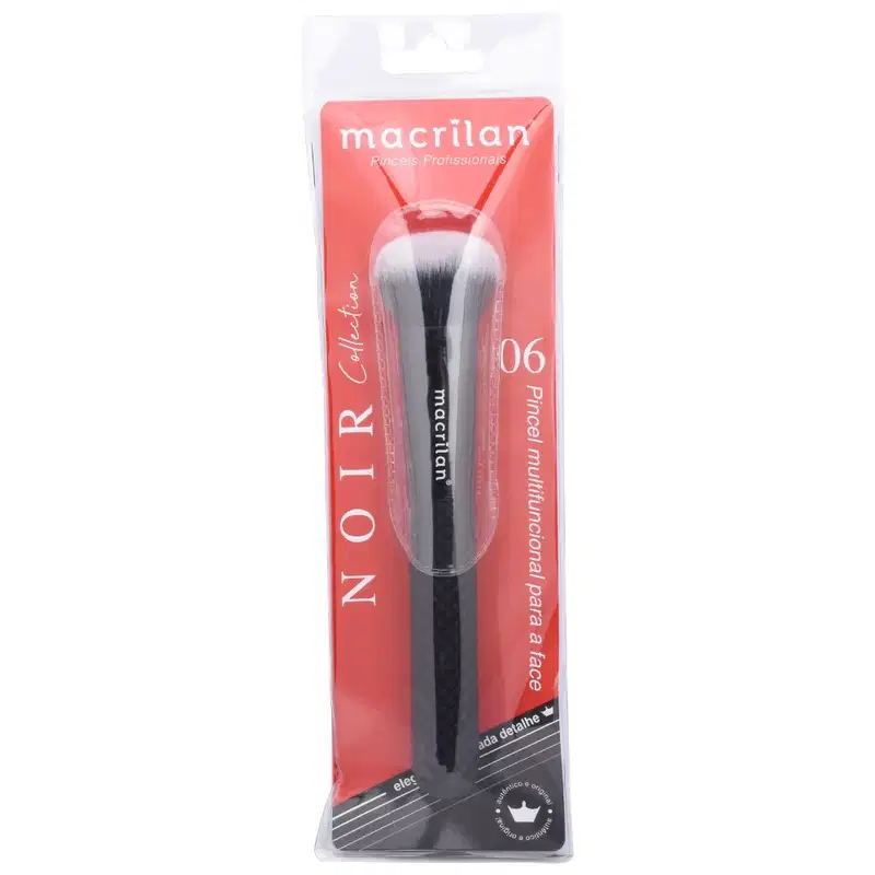 Pincel Profissional Multifuncional Para A Face Noir Macrilan - N06