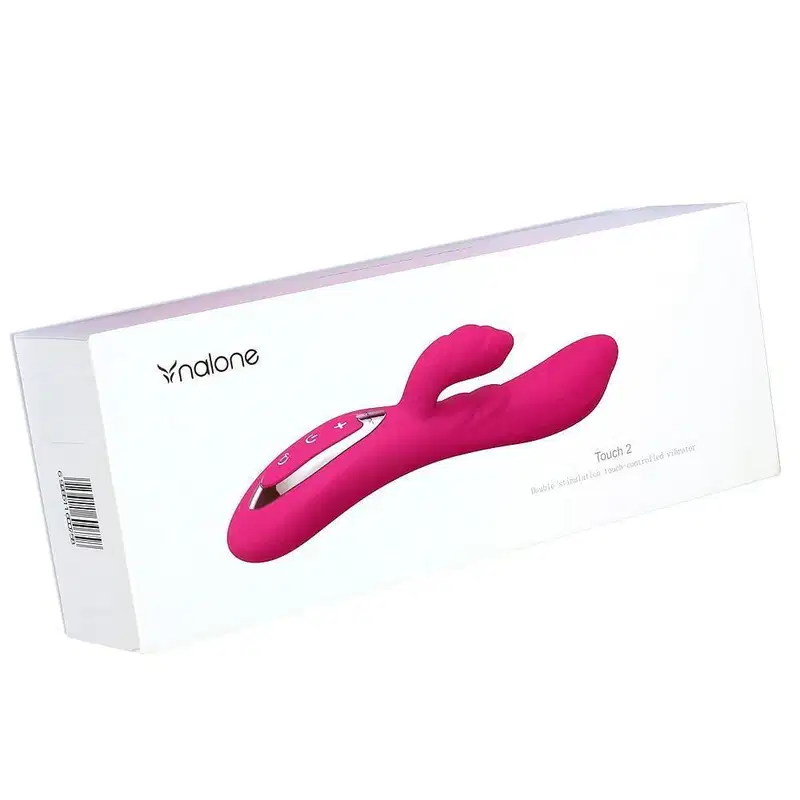 Nalone touch 2 - vibrador estimulador de ponto g e clítoris recarregável com 7 modos de vibração, sensor de toque