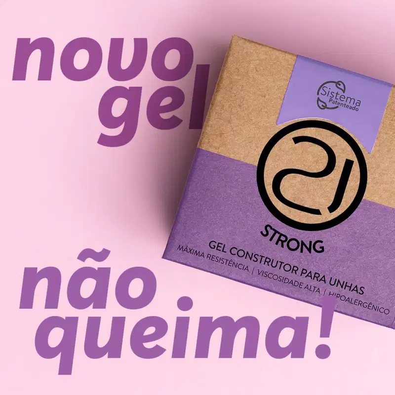 Gel Ecoline Maskara - Strong 34g - Nails 21