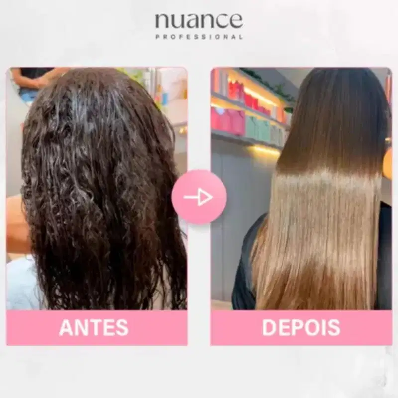 Liso Perfeito Nuance 1 Litro + Kit Aplicação + Argan
