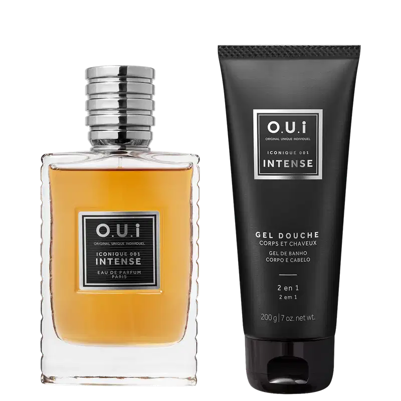 Combo Iconique 001 Intense: Eau De Parfum 75ml + Gel de Banho Corpo e Cabelo 2 em 1 200g