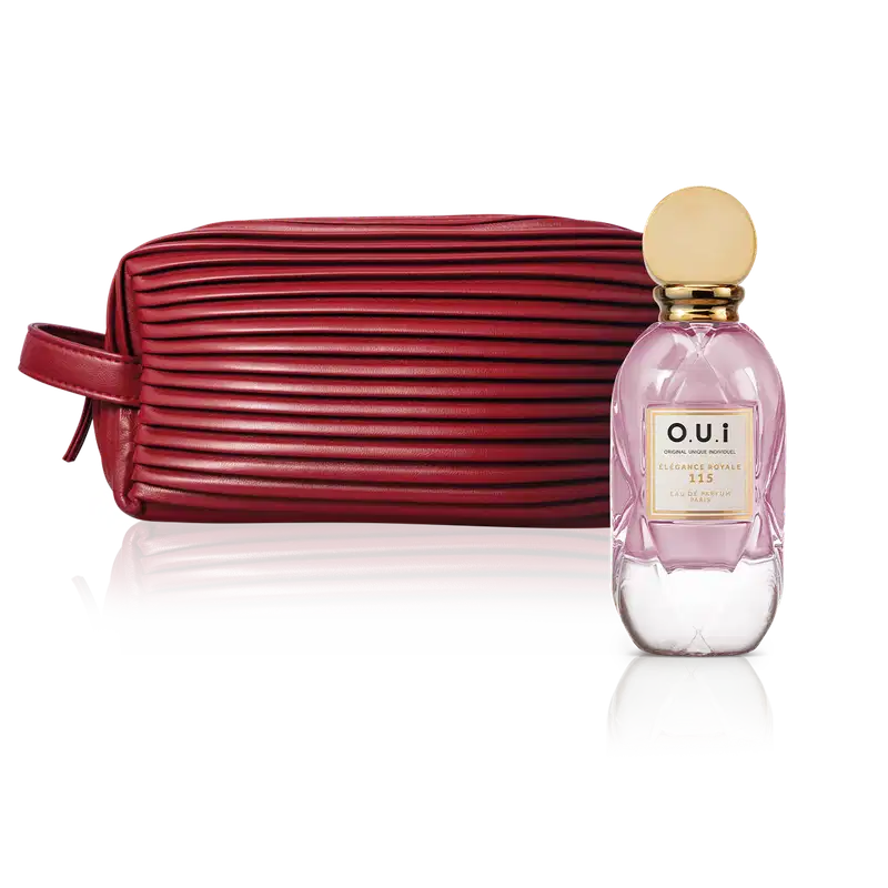 Combo Élégance Royale 115 - Eau de Parfum Feminino 75ml + Nécessaire Vermelho Feminino