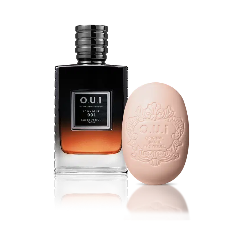 Combo O.U.i Iconique 001: Sabonete em Barra 90g + Eau de Parfum Masculino 75ml