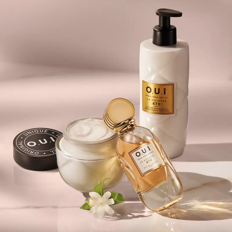 Combo O.U.i La Villette 470: Crème Riche 200g + Loção Corporal 400ml + Eau de Parfum Feminino 75ml