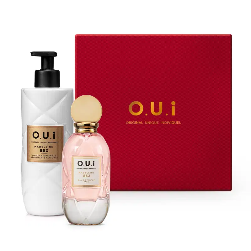 Combo Madeleine 862: Eau de Parfum 75ml + Loção Hidratante 400ml + Caixa M