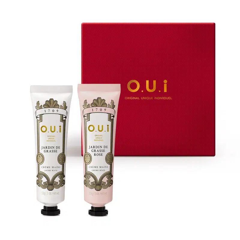 Combo pour les mains Jardin de Grasse: Creme Hidratante 30g + Creme de Mãos Rose 30g + Caixa