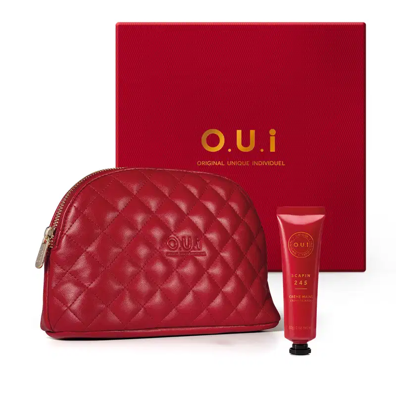 Combo O.U.i Nécessaire Feminina + Creme Hidratante para as Mãos Scapin 245 30g + Caixa