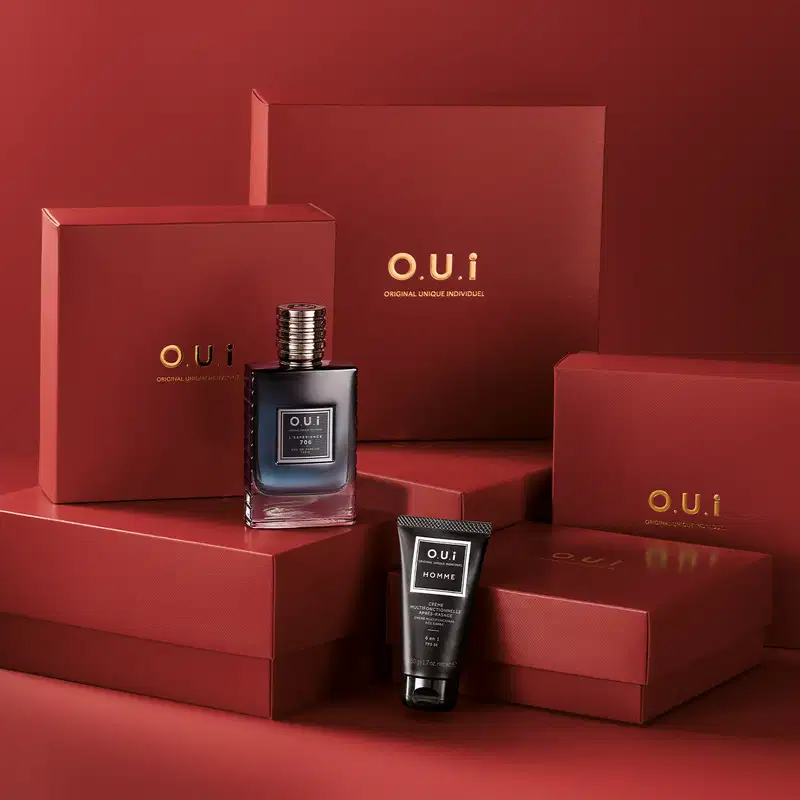 Combo O.U.I L’Expérience 706 Eau De Parfum 75ml + Creme Pós-Barba 50g + Caixa