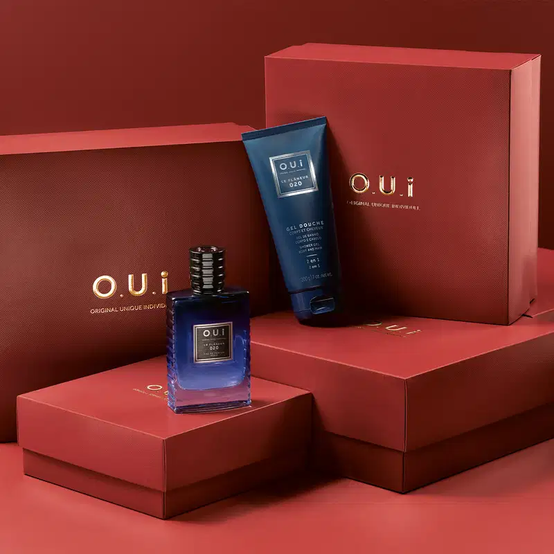 Combo O.U.I Le Flâneur 020: Eau De Parfum 75ml + Shower Gel 200g + Caixa