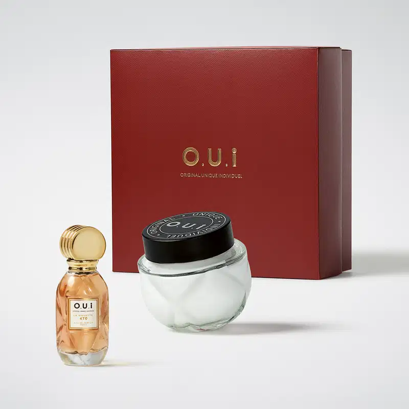 Combo O.U.i La Villette 470: Eau de Parfum 30ml + Crème Riche 200g + Caixa