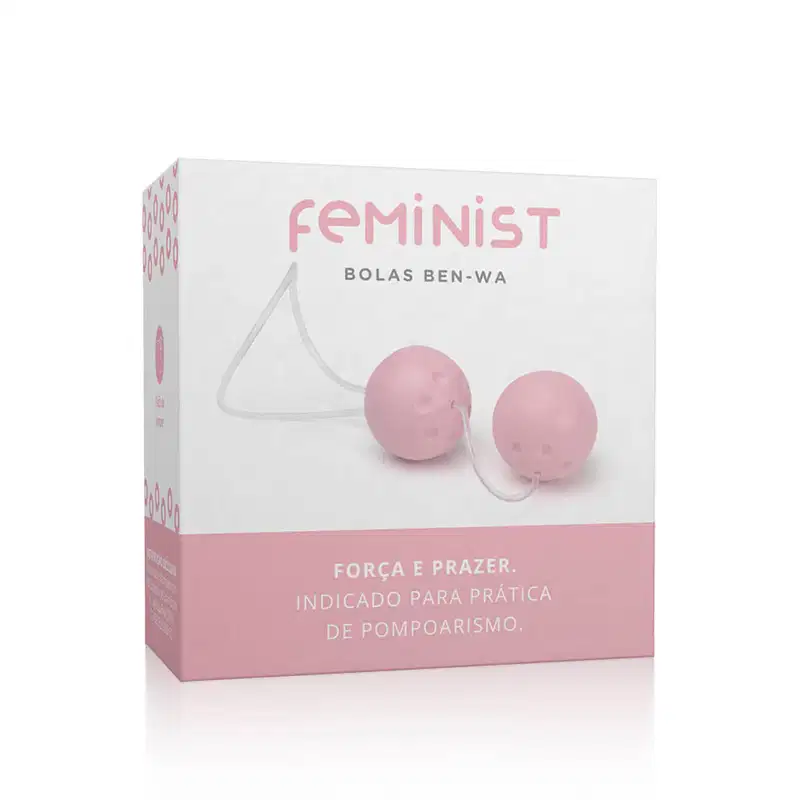 Conjunto Ben-Wa Feminist com 04 Bolas - Rosa Bebê | Outlet