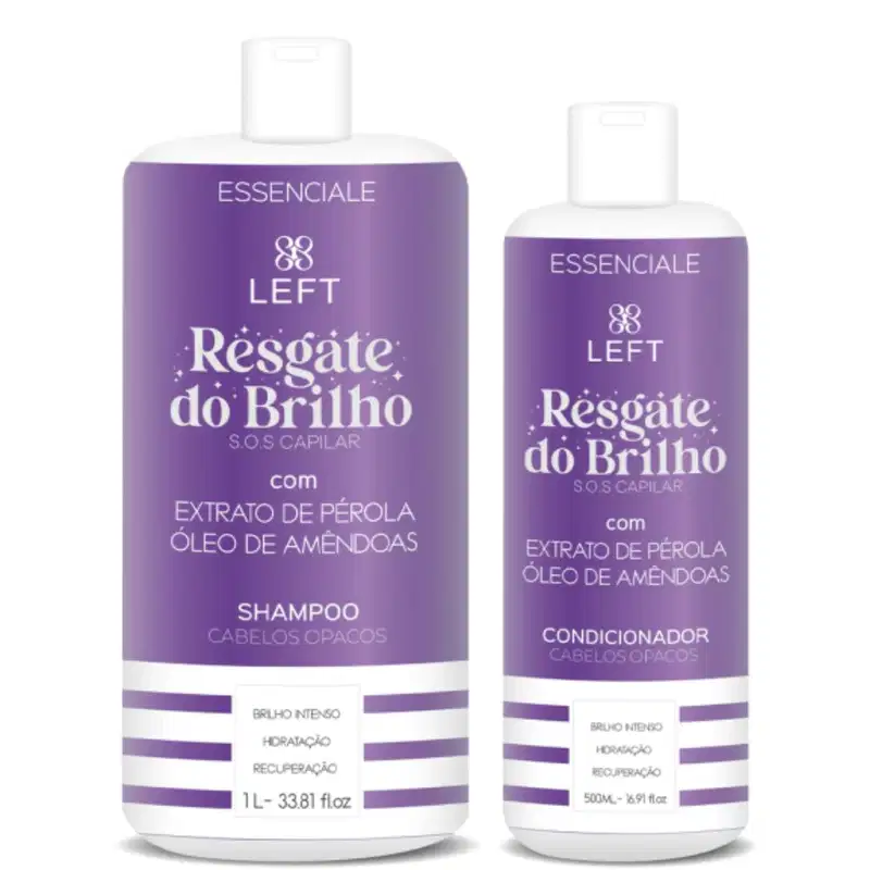 Kit Left Cosméticos Resgate do Brilho SOS Salon (2 Produtos)